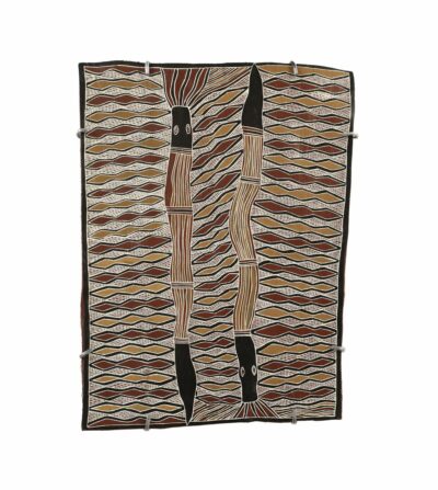 <br>Muypirri Marawili</br><strong>Mundukul/Burrut'tji - Lightning Snake </strong><br>49 X 36cm</br><br>ID: 8351-24</br>