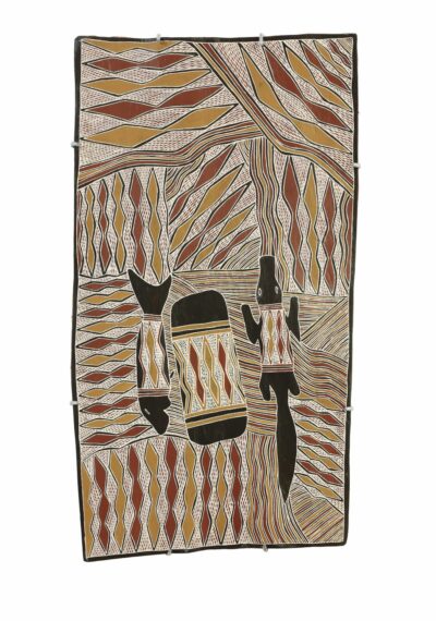 <br>Muypirri Marawili</br><strong>Djunuŋgayaŋu </strong><br>66 x 37cm</br><br>ID: 8350-24</br>