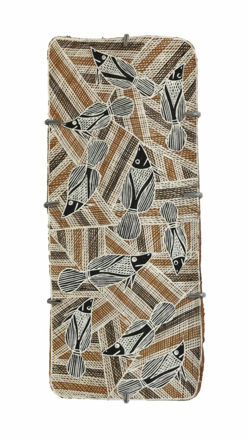 <br>Djul’djul Gurruwiwi</br><strong>Guya </strong><br>49.5 x 20cm</br><br>ID: 0322-25</br>