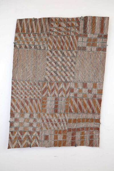 <br>Milpurr Munuŋgurr</br><strong>Djapu Design</strong><br>72 x 50cm</br><br>ID: 2383-25</br>