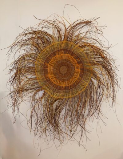 <br>Gawiŋu Samantha Dalparri</br><strong>Ŋaṉmarra </strong><br>60 x 60cm Internal coil</br><br>ID: 3901-25</br>