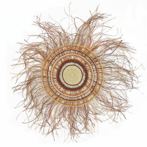 <br>Gayili #1 Marika Yunupiŋu</br><strong>Ŋaṉmarra</strong><br>Weaving: 51cm, Fringe: 18cm</br><br>ID: 7272-24</br>