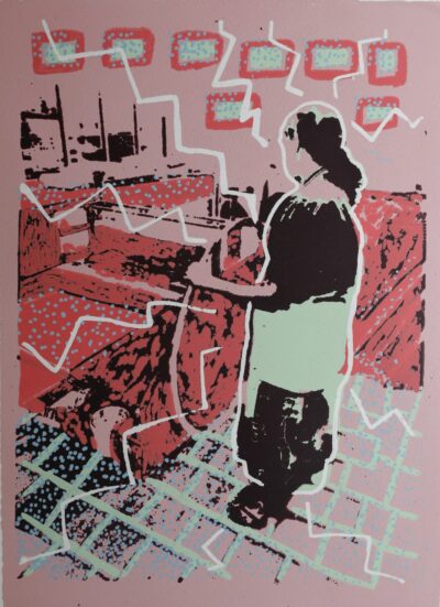<br>Munuy’ŋu Marika</br><strong>Young Power</strong><br>Image Size: 36 x 25cm; Paper Size: 61 x 38; Somerset</br><br>ID: 2903-25</br>