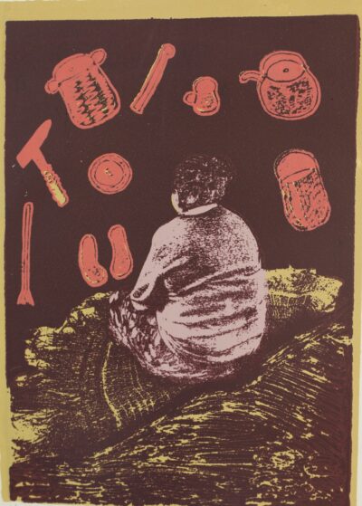 <br>Bitharr #2 Maymuru</br><strong>Young Power</strong><br>Image Size: 31 x 22cm; Paper Size: 56.5 x 37.5cm; Somerset</br><br>ID: 2960-25</br>