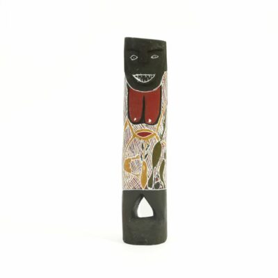 <br>Manunu #2 Munuŋgurr</br><strong>Nhamini baŋ'baŋ'</strong><br>35cm x 8cm</br><br>ID: 3124-24</br>