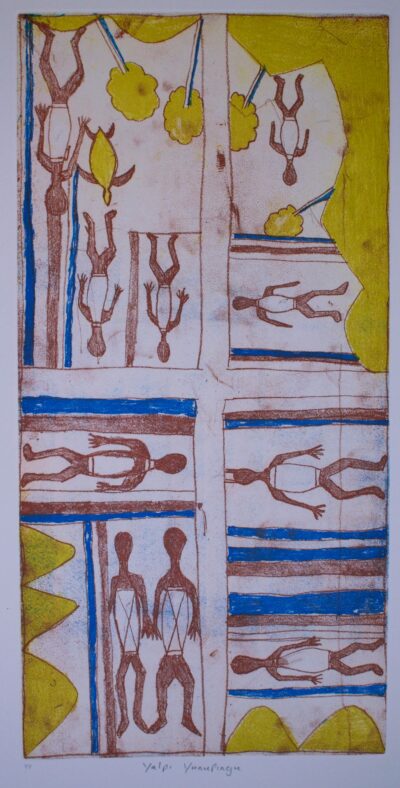 <br>Yalpi Yunupiŋu</br><strong>Gumatj 72A</strong><br>25 x 50cm paper: HAHNEMUHLE 40 x 60cm</br><br>ID: 263-16</br>