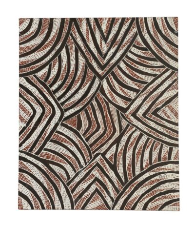 <br>Dhuwarrwarr Marika</br><strong>Rulyapa </strong><br>61 x51 cm</br><br>ID: 9313-22</br>