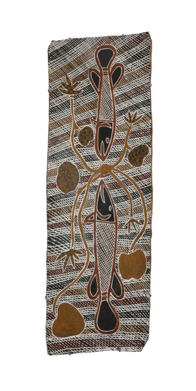 <br>Garrangarr Ŋurruwuthun</br><strong></strong><br>84 x 27.5cm</br><br>ID: 9120-24</br>