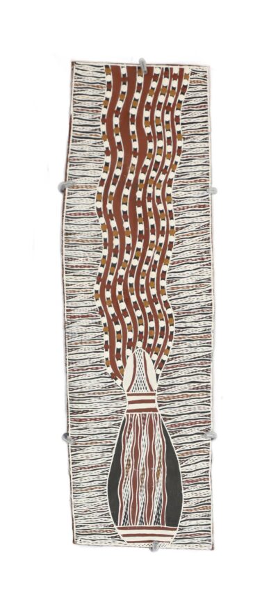 <br>Warŋgarrkŋa#2 Ganambarr</br><strong>Limin </strong><br>47 x 14cm</br><br>ID: 2272-25</br>
