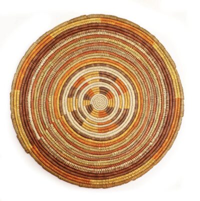 <br>Lomburr Marika</br><strong>Batjparra (coiled mat)</strong><br>75 x 75 cm</br><br>ID: 7490-25</br>