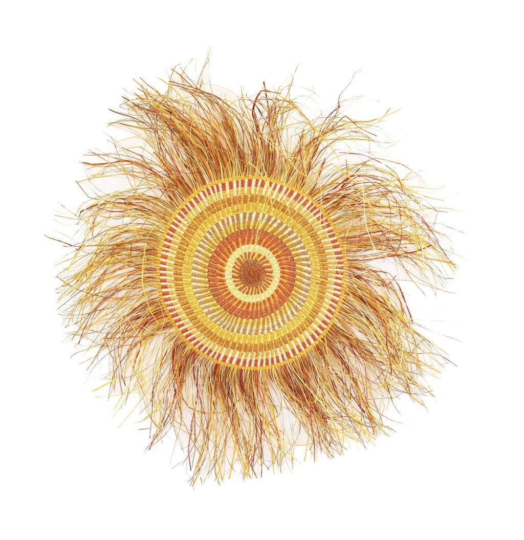 <br>Meŋurr Wunuŋmurra</br><strong>Ŋaṉmarra </strong><br>110 x 110cm</br><br>ID: 8069-25</br>