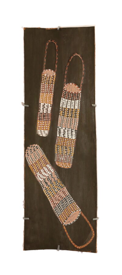 <br>Muluymuluy Wirrpanda</br><strong>Bol'pu </strong><br>65 x 22cm</br><br>ID: 4136-23</br>