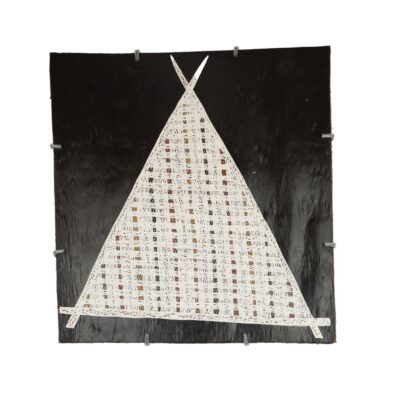 <br>Ḏirrpu Marawili</br><strong>Djapu Design </strong><br>36 x 34cm</br><br>ID: 1313-25</br>