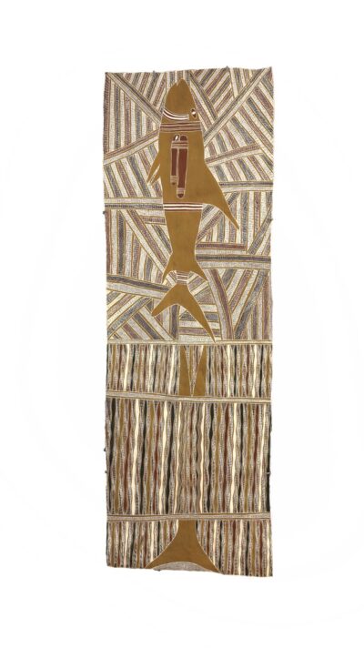 <br>Buwathay Munyarryun</br><strong>Gurala ga Gularri</strong><br>146cm x 48cm </br><br>ID: 7378-19</br>