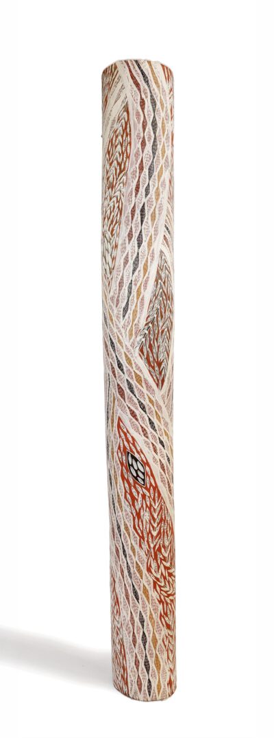 <br>Bambarrarr Marawili</br><strong>Garraŋali</strong><br>18 x 179cm</br><br>ID: 91-26</br>
