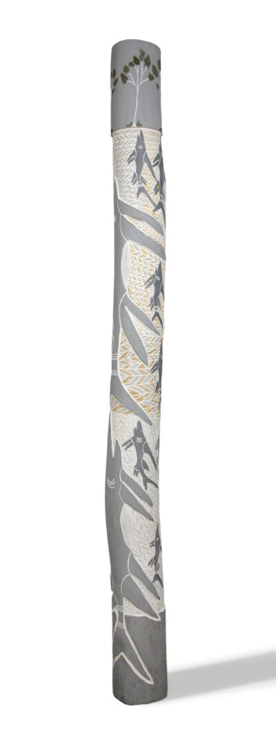 <br>Binygurr Wirrpanda</br><strong>Mäna at Lutumba</strong><br>256 x 20 cm</br><br>ID: 1191-19</br>