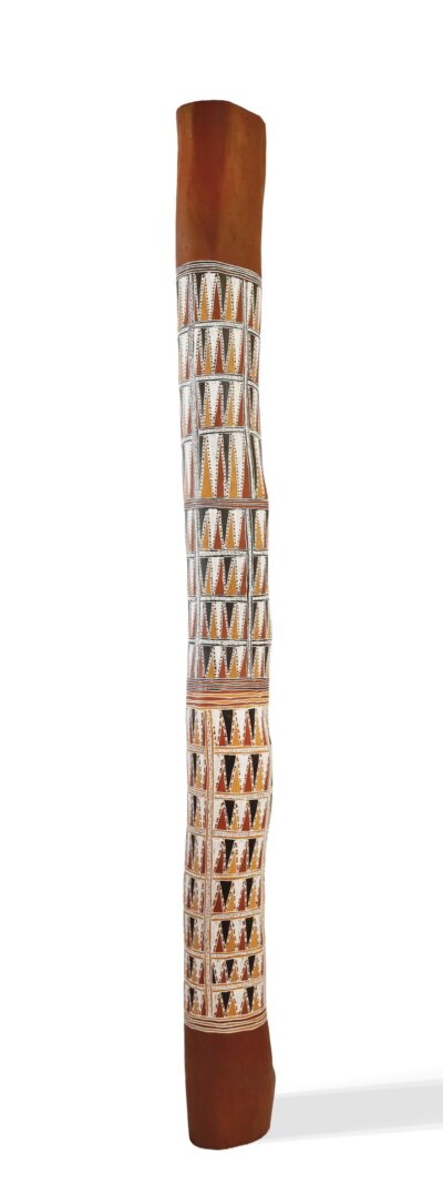 <br>Malalakpuy Munyarryun</br><strong>Waŋgurri </strong><br>205.5 x 18cm</br><br>ID: 7566-25</br>