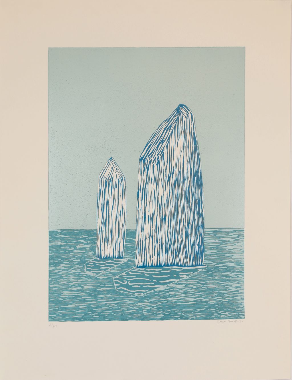 <br>Gutiŋarra Yunupiŋu</br><strong>Gunda Dhukururru </strong><br>54 x 39cm</br><br>ID: 7645-25</br> - Image 2