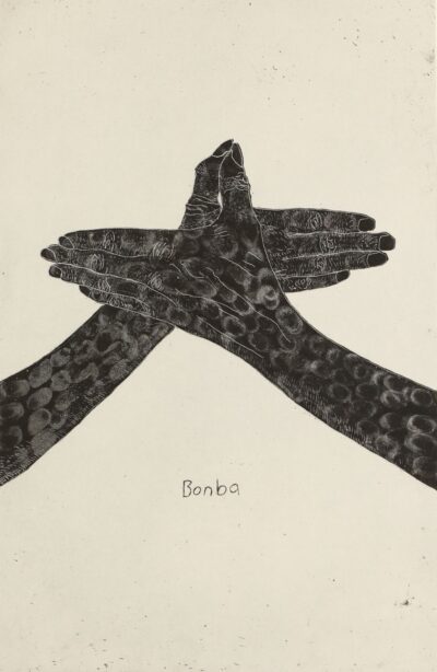 <br>Gutiŋarra Yunupiŋu</br><strong>Bonba</strong><br>50 x 32cm</br><br>ID: 8101-25</br>