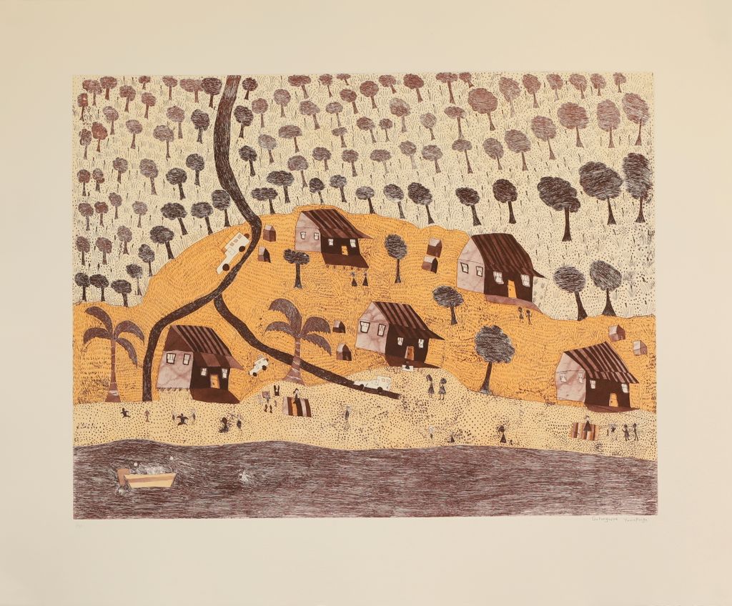 <br>Gutiŋarra Yunupiŋu</br><strong>Buymarr</strong><br>49.5 x 65.5cm</br><br>ID: 2244-26</br> - Image 2