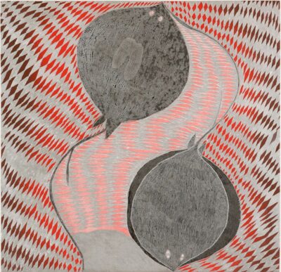 <br>Wanapati Yunupiŋu</br><strong>Gawaŋalkmi </strong><br>50.5 x 49cm</br><br>ID: 2870-26</br>
