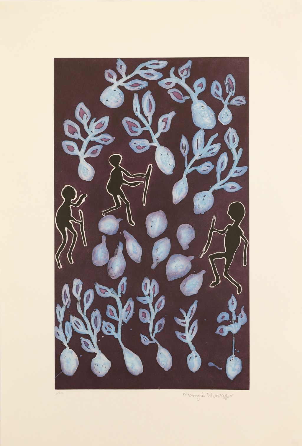<br>Marrnyula Munuŋgurr</br><strong>Riny'tjaŋu </strong><br>50.5 x 30cm</br><br>ID: 3327-26</br> - Image 2