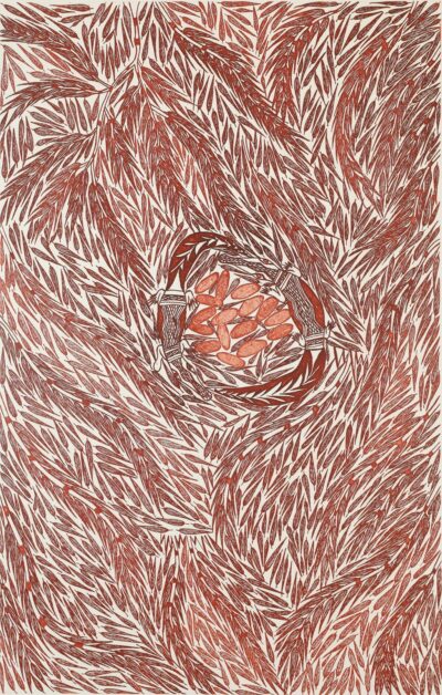 <br>Wulu Marawili</br><strong>Garraŋali </strong><br>79 x 50.5cm</br><br>ID: 3870-26</br>