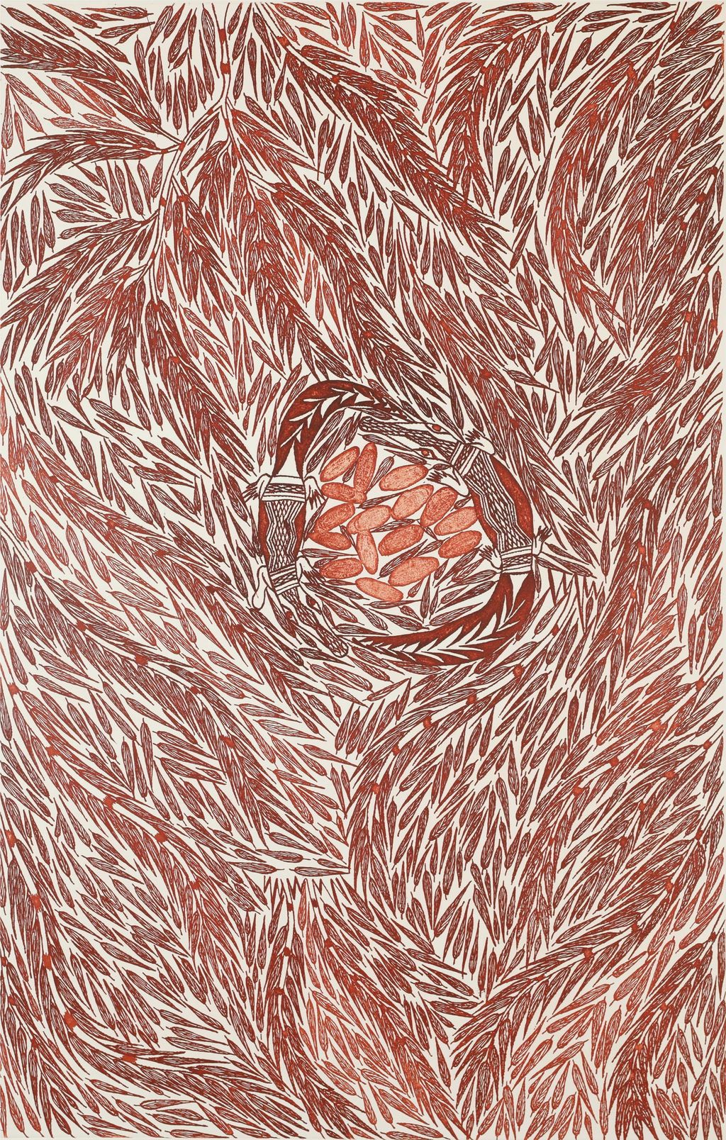 <br>Wulu Marawili</br><strong>Garraŋali </strong><br>79 x 50.5cm</br><br>ID: 3870-26</br>
