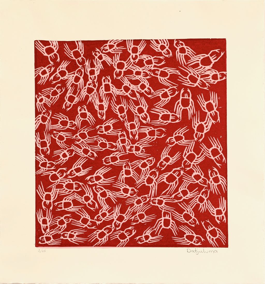 <br>Datjuluma Guyula</br><strong>Gunyan </strong><br>Image Size: 30 x 26cm; </br><br>ID: 4000-26</br> - Image 2