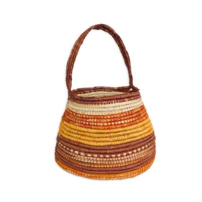 <br>Gawiŋu Samantha Dalparri</br><strong>Bathi (Coiled Basket)</strong><br>54 x 41 cm</br><br>ID: 65-24</br>