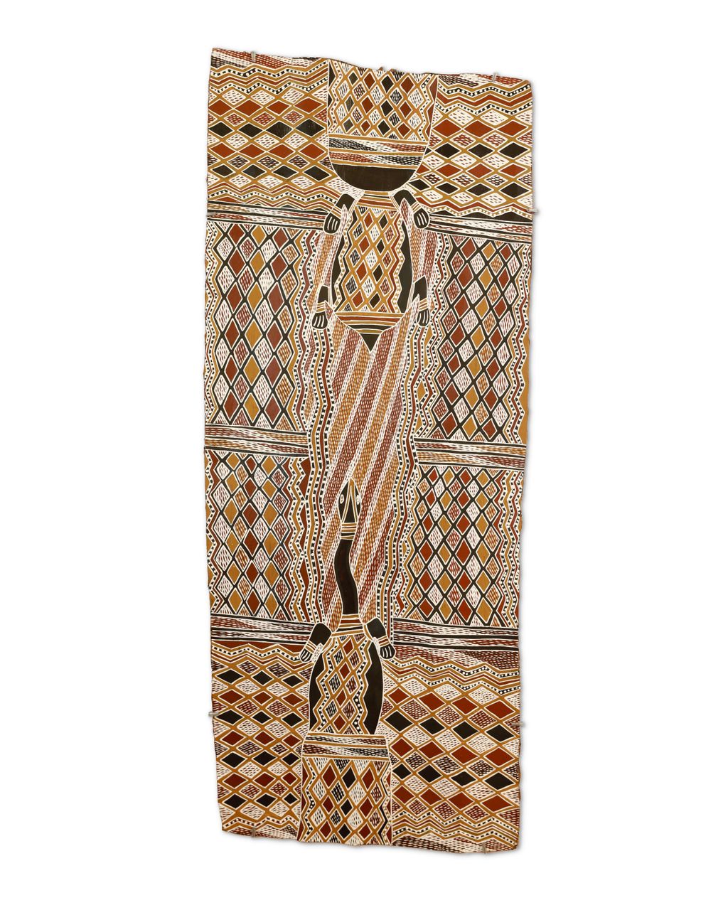 <br>Matati Gumana</br><strong>Yiŋapuäpu at Garrapara </strong><br>115 x 47cm</br><br>ID: 1828-26</br>