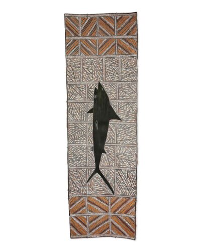 <br>Ŋoŋu Ganambarr</br><strong>Mäna</strong><br>153 x 48cm</br><br>ID: 2574-21</br>