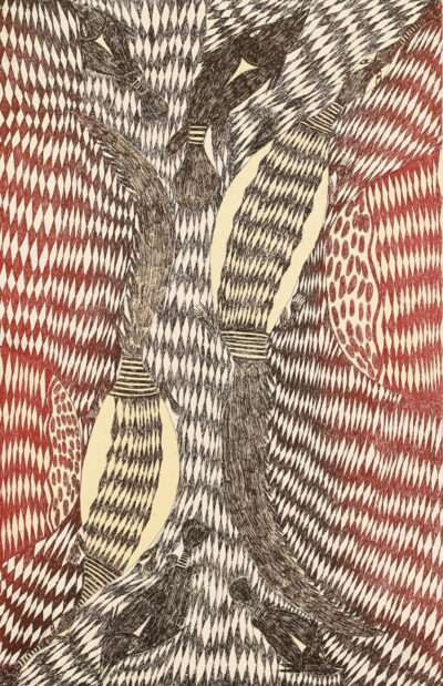 <br>Wanapati Yunupiŋu</br><strong>Garraŋali</strong><br>50.5 x 33cm</br><br>ID: 8054-25</br>