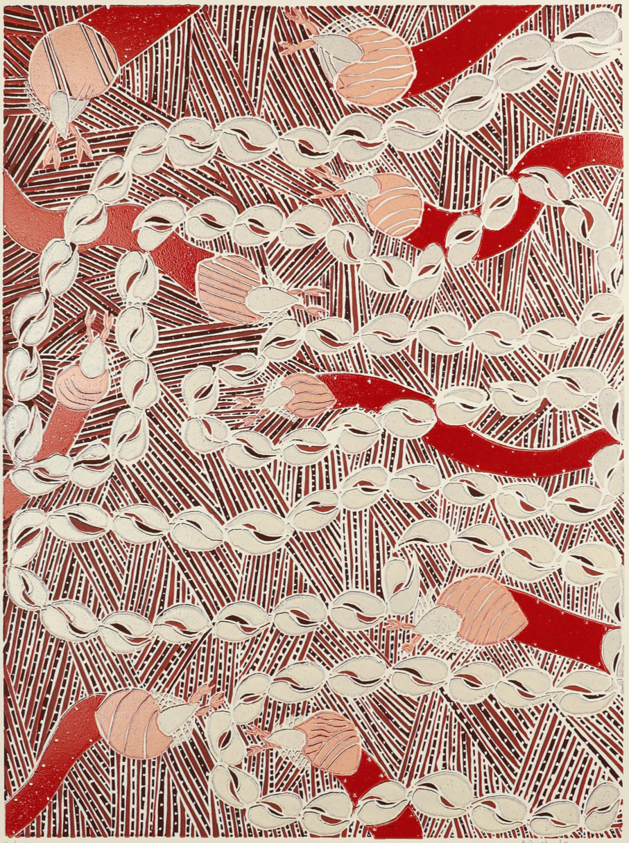 <br>Munhala Dhamarrandji</br><strong>Gomu' </strong><br>Image size: 48 x 35.5cm</br><br>ID: 3259-26</br>