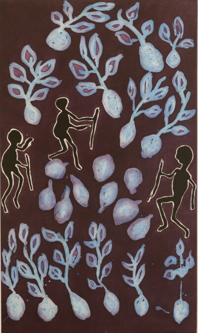 <br>Marrnyula Munuŋgurr</br><strong>Riny'tjaŋu </strong><br>50.5 x 30cm</br><br>ID: 3327-26</br>